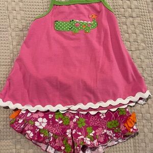 Ricrac and ruffles outfit